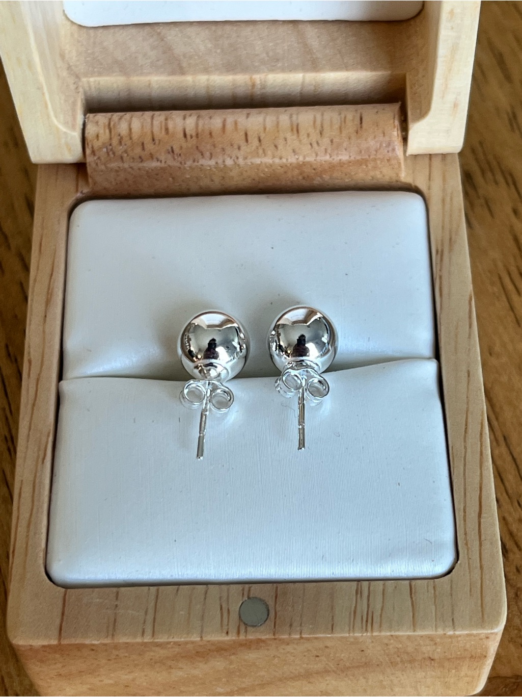 Brilliant Earth Sterling Silver Ball Stud Earrings - Nwt — image 5 of 8